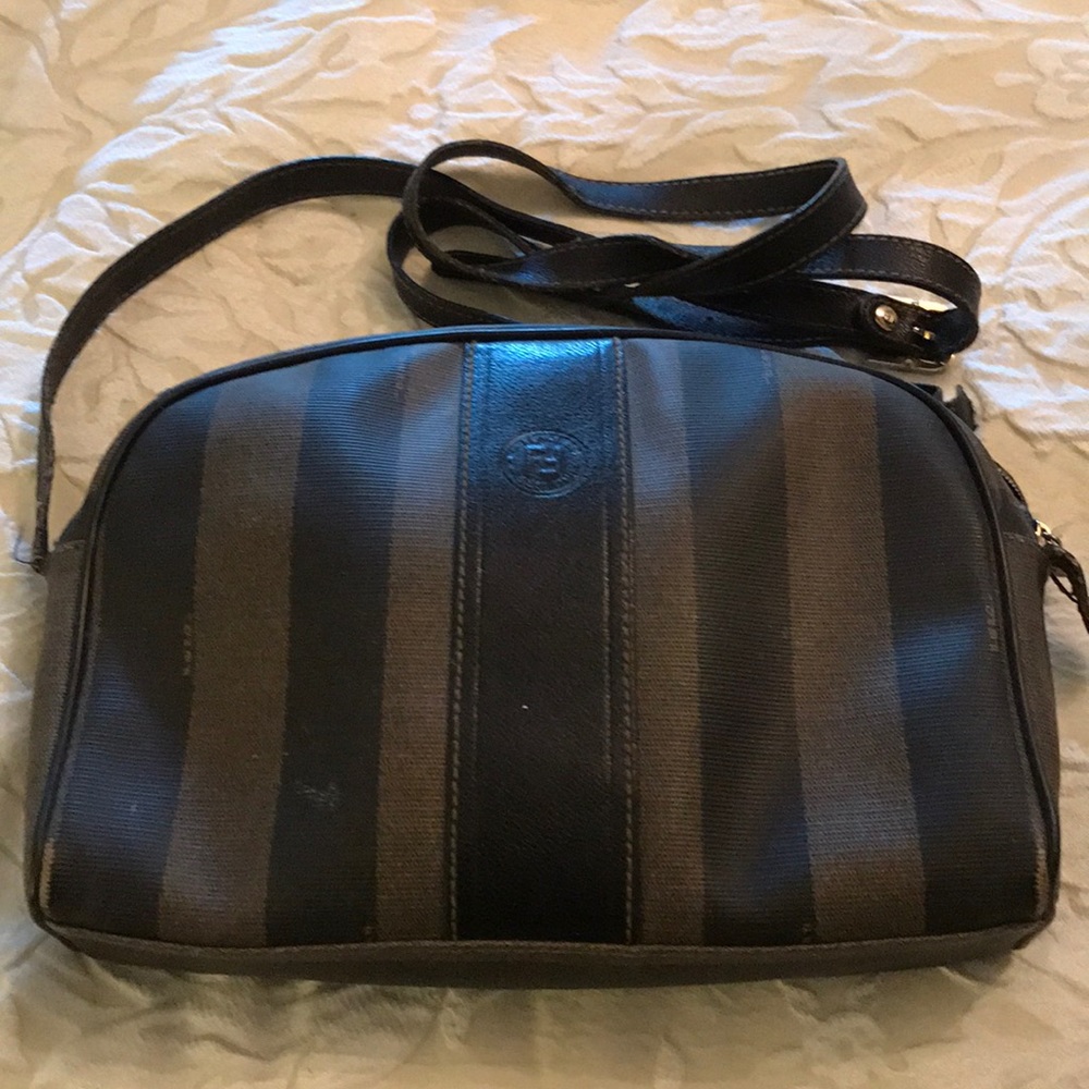 Fendi vintage striped bag